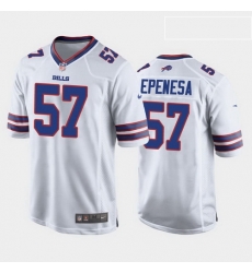 men a.j. epenesa buffalo bills white game jersey men a.j. epenesa buffalo bills white game jersey