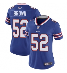 Nike Bills #52 Preston Brown Royal Blue Team Color Womens Stitched NFL Vapor Untouchable Limited Jersey Nike Bills #52 Preston Brown Royal Blue Team Color Womens Stitched NFL Vapor Untouchable Limited Jersey