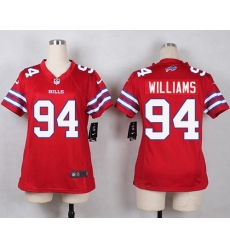 Nike Bills #94 Mario Williams Red Womens Stitched NFL Limited Rush Jersey Nike Bills #94 Mario Williams Red Womens Stitched NFL Limited Rush Jersey