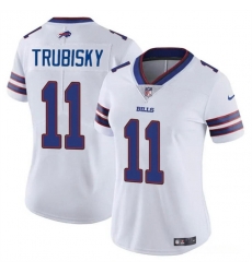 Women Buffalo Bills 11 Mitch Trubisky White Vapor Stitched Football Jersey Women Buffalo Bills 11 Mitch Trubisky White Vapor Stitched Football Jersey
