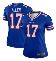 Women Buffalo Bills 17 Josh Allen Royal With C Patch Limited Stitched Jersey Women Buffalo Bills 17 Josh Allen Royal With C Patch Limited Stitched Jersey