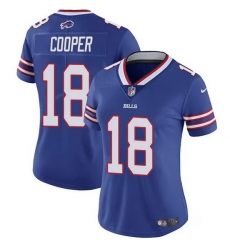 Women Buffalo Bills 18 Amari Cooper Royal Vapor Stitched Football Jersey Women Buffalo Bills 18 Amari Cooper Royal Vapor Stitched Football Jersey