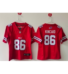 Women Buffalo Bills 86 Dalton Kincaid Red 2023 F U S E Vapor Untouchable Limited Stitched Football Jersey Women Buffalo Bills 86 Dalton Kincaid Red 2023 F U S E Vapor Untouchable Limited Stitched Football Jersey