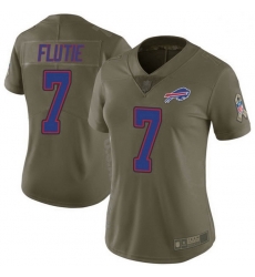 Women Buffalo Bills Doug Flutie Green Limited 2017 Salute to Service Jersey Women Buffalo Bills Doug Flutie Green Limited 2017 Salute to Service Jersey