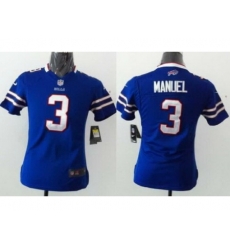Women Nike Buffalo Bills 3 EJ Manuel Blue NFL Jerseys Women Nike Buffalo Bills 3 EJ Manuel Blue NFL Jerseys