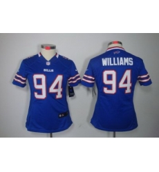 Women Nike Buffalo Bills #94 Williams Blue Color Limited Jerseys Women Nike Buffalo Bills #94 Williams Blue Color Limited Jerseys