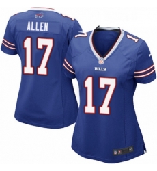 Womens Nike Buffalo Bills 17 Josh Allen Game Royal Blue Team Color NFL Jersey Womens Nike Buffalo Bills 17 Josh Allen Game Royal Blue Team Color NFL Jersey