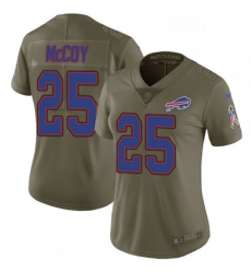 Womens Nike Buffalo Bills 25 LeSean McCoy Limited Olive 2017 Salute to Service NFL Jersey Womens Nike Buffalo Bills 25 LeSean McCoy Limited Olive 2017 Salute to Service NFL Jersey