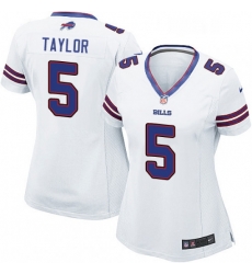 Womens Nike Buffalo Bills 5 Tyrod Taylor Game White NFL Jersey Womens Nike Buffalo Bills 5 Tyrod Taylor Game White NFL Jersey