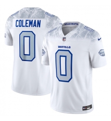 Youth Buffalo Bills 0 Keon Coleman White 2025 F U S E Rivalries Vapor Untouchable Stitched Football Jersey