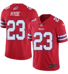 Youth Nike Bills #23 Micah Hyde Red Stitched NFL Limited Rush Jersey Youth Nike Bills #23 Micah Hyde Red Stitched NFL Limited Rush Jersey