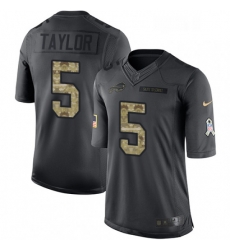 Youth Nike Buffalo Bills 5 Tyrod Taylor Limited Black 2016 Salute to Service NFL Jersey Youth Nike Buffalo Bills 5 Tyrod Taylor Limited Black 2016 Salute to Service NFL Jersey