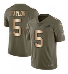 Youth Nike Buffalo Bills 5 Tyrod Taylor Limited OliveGold 2017 Salute to Service NFL Jersey Youth Nike Buffalo Bills 5 Tyrod Taylor Limited OliveGold 2017 Salute to Service NFL Jersey