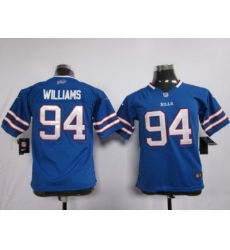 Youth Nike Buffalo Bills #94 Williams Blue NFL Jerseys Youth Nike Buffalo Bills #94 Williams Blue NFL Jerseys