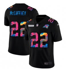 Carolina Panthers 22 Christian McCaffrey Men Nike Multi Color Black 2020 NFL Crucial Catch Vapor Untouchable Limited Jersey Carolina Panthers 22 Christian McCaffrey Men Nike Multi Color Black 2020 NFL Crucial Catch Vapor Untouchable Limited Jersey