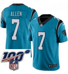 Kyle Allen Mens Carolina Panthers Nike Alternate Vapor Untouchable Jersey Limited Blue Kyle Allen Mens Carolina Panthers Nike Alternate Vapor Untouchable Jersey Limited Blue
