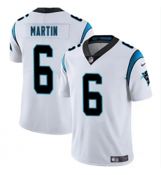 Men Carolina Panthers 6 Sam Martin White 2025 Vapor Limited Stitched Football Jersey Men Carolina Panthers 6 Sam Martin White 2025 Vapor Limited Stitched Football Jersey