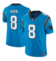 Men Carolina Panthers 8 Jaycee Horn Blue 2023 F U S E Vapor Untouchable Stitched Football Jersey Men Carolina Panthers 8 Jaycee Horn Blue 2023 F U S E Vapor Untouchable Stitched Football Jersey