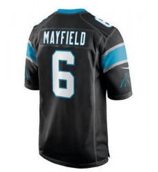 Men Nike Carolina Panthers #6 Baker Mayfield Black Vapor Limited Jersey Men Nike Carolina Panthers #6 Baker Mayfield Black Vapor Limited Jersey