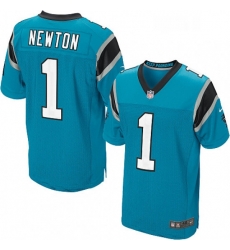Mens Nike Carolina Panthers 1 Cam Newton Elite Blue Alternate NFL Jersey Mens Nike Carolina Panthers 1 Cam Newton Elite Blue Alternate NFL Jersey