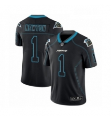 Mens Nike Carolina Panthers 1 Cam Newton Limited Lights Out Black Rush NFL Jersey Mens Nike Carolina Panthers 1 Cam Newton Limited Lights Out Black Rush NFL Jersey