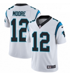 Mens Nike Carolina Panthers 12 DJ Moore White Vapor Untouchable Limited Player NFL Jersey Mens Nike Carolina Panthers 12 DJ Moore White Vapor Untouchable Limited Player NFL Jersey