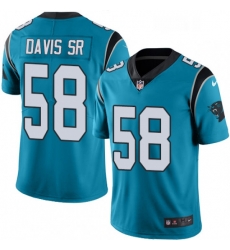 Mens Nike Carolina Panthers 58 Thomas Davis Blue Alternate Vapor Untouchable Limited Player NFL Jersey Mens Nike Carolina Panthers 58 Thomas Davis Blue Alternate Vapor Untouchable Limited Player NFL Jersey