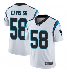 Mens Nike Carolina Panthers 58 Thomas Davis White Vapor Untouchable Limited Player NFL Jersey Mens Nike Carolina Panthers 58 Thomas Davis White Vapor Untouchable Limited Player NFL Jersey