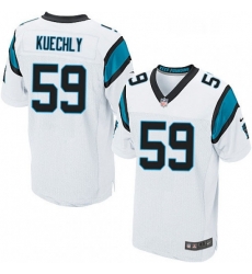 Mens Nike Carolina Panthers 59 Luke Kuechly Elite White NFL Jersey Mens Nike Carolina Panthers 59 Luke Kuechly Elite White NFL Jersey