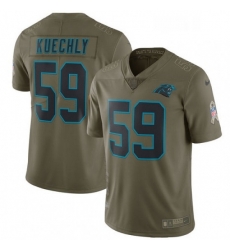 Mens Nike Carolina Panthers 59 Luke Kuechly Limited Olive 2017 Salute to Service NFL Jersey Mens Nike Carolina Panthers 59 Luke Kuechly Limited Olive 2017 Salute to Service NFL Jersey