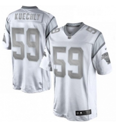 Mens Nike Carolina Panthers 59 Luke Kuechly Limited White Platinum NFL Jersey Mens Nike Carolina Panthers 59 Luke Kuechly Limited White Platinum NFL Jersey