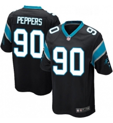 Mens Nike Carolina Panthers 90 Julius Peppers Game Black Team Color NFL Jersey Mens Nike Carolina Panthers 90 Julius Peppers Game Black Team Color NFL Jersey