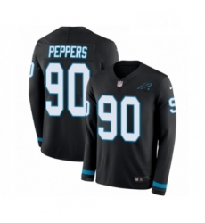 Mens Nike Carolina Panthers 90 Julius Peppers Limited Black Therma Long Sleeve NFL Jersey Mens Nike Carolina Panthers 90 Julius Peppers Limited Black Therma Long Sleeve NFL Jersey