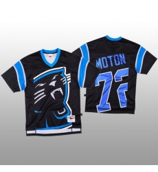 NFL Carolina Panthers 72 Taylor Moton Black Men Mitchell 26 Nell Big Face Fashion Limited NFL Jersey NFL Carolina Panthers 72 Taylor Moton Black Men Mitchell 26 Nell Big Face Fashion Limited NFL Jersey