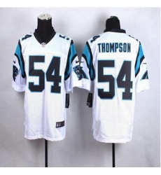 New Carolina Panthers #54 Shaq Thompson White Men Stitched NFL Elite Jersey New Carolina Panthers #54 Shaq Thompson White Men Stitched NFL Elite Jersey