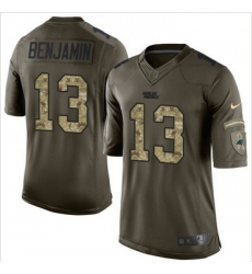 Nike Carolina Panthers #13 Kelvin Benjamin Green Men 27s Stitched NFL Limited Salute to Service Jersey Nike Carolina Panthers #13 Kelvin Benjamin Green Men 27s Stitched NFL Limited Salute to Service Jersey