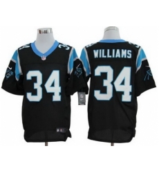 Nike Carolina Panthers 34 DeAngelo Williams Black Elite NFL Jersey Nike Carolina Panthers 34 DeAngelo Williams Black Elite NFL Jersey