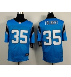 Nike Carolina Panthers 35 Mike Tolbert blue Elite NFL Jersey Nike Carolina Panthers 35 Mike Tolbert blue Elite NFL Jersey