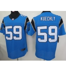 Nike Carolina Panthers 59 Kuechly Blue Elite NFL Jersey Nike Carolina Panthers 59 Kuechly Blue Elite NFL Jersey