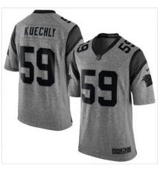 Nike Carolina Panthers #59 Luke Kuechly Gray Men 27s Stitched NFL Limited Gridiron Gray Jersey Nike Carolina Panthers #59 Luke Kuechly Gray Men 27s Stitched NFL Limited Gridiron Gray Jersey