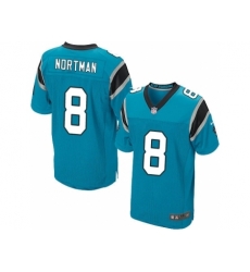 Nike Carolina Panthers 8 Brad Nortman Blue Elite NFL Jersey Nike Carolina Panthers 8 Brad Nortman Blue Elite NFL Jersey