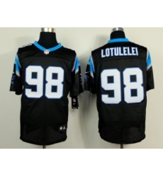Nike Carolina Panthers 98 Star Lotulelei black Elite NFL Jersey Nike Carolina Panthers 98 Star Lotulelei black Elite NFL Jersey