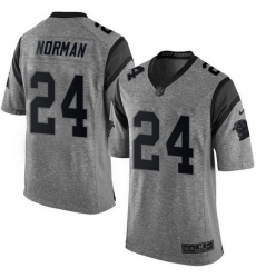 Nike Panthers #24 Josh Norman Gray Mens Stitched NFL Limited Gridiron Gray Jersey Nike Panthers #24 Josh Norman Gray Mens Stitched NFL Limited Gridiron Gray Jersey