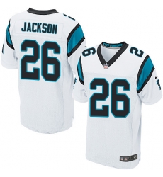 Nike Panthers #26 Donte Jackson White Mens Stitched NFL Elite Jersey Nike Panthers #26 Donte Jackson White Mens Stitched NFL Elite Jersey