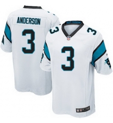 Nike Panthers #3 Derek Anderson White Team Color Mens Stitched NFL Elite Jersey Nike Panthers #3 Derek Anderson White Team Color Mens Stitched NFL Elite Jersey