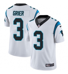 Nike Panthers 3 Will Grier White Men Stitched NFL Vapor Untouchable Limited Jersey Nike Panthers 3 Will Grier White Men Stitched NFL Vapor Untouchable Limited Jersey