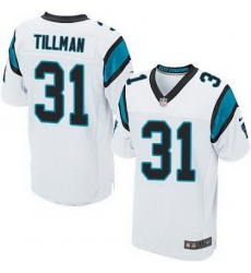 Nike Panthers #31 Charles Tillman White Mens Stitched NFL Elite Jersey Nike Panthers #31 Charles Tillman White Mens Stitched NFL Elite Jersey