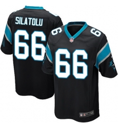Nike Panthers #66 Amini Silatolu Black Team Color Mens Stitched NFL Elite Jersey Nike Panthers #66 Amini Silatolu Black Team Color Mens Stitched NFL Elite Jersey