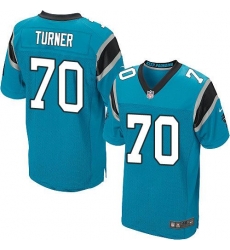 Nike Panthers #70 Trai Turner Blue Alternate Mens Stitched NFL Elite Jersey Nike Panthers #70 Trai Turner Blue Alternate Mens Stitched NFL Elite Jersey