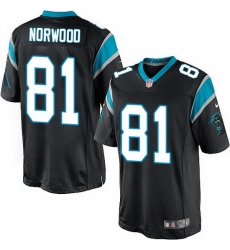 Nike Panthers #81 Kevin Norwood Black Team Color Mens Stitched NFL Elite Jersey Nike Panthers #81 Kevin Norwood Black Team Color Mens Stitched NFL Elite Jersey